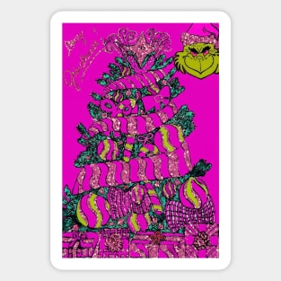 Vintage Christmas Tree No. 1 Sticker